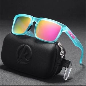 Polarized Blue Mirrored Mens Sunglasses